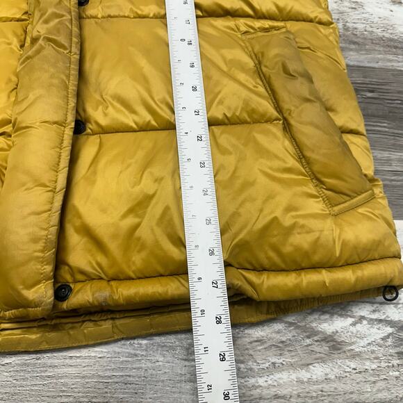 Everlane ReNew Yellow Womens Medium PrimaLoft Insulated Hooded Puffer Jacket - Picture 9 of 10